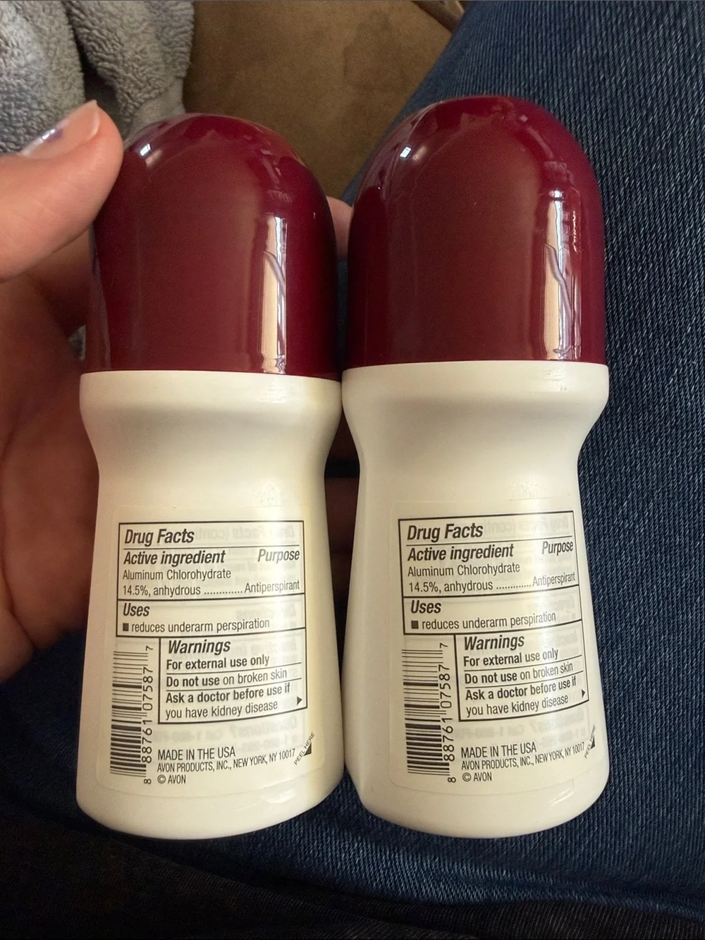 New Avon Imari Roll On Anti Perspirant Deodorant 2.6 oz 75 mL Lot Bundle 2 Pc